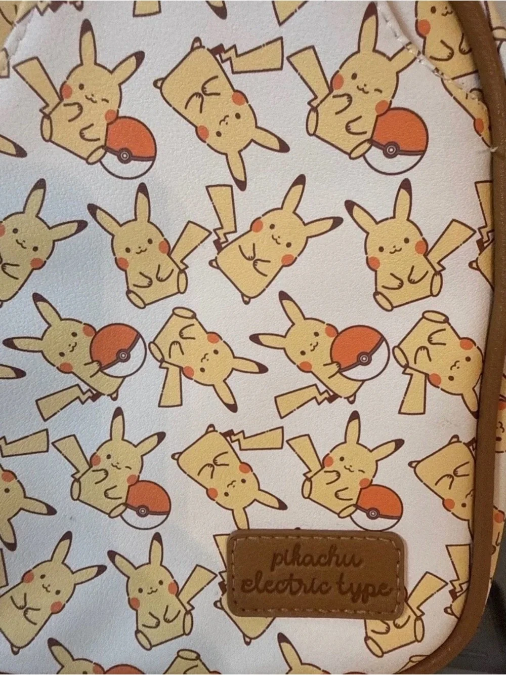Pokémon Pikachu Cross Body Backpack Sling Bag All Over Print